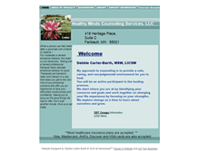 Tablet Screenshot of healthymindscounseling.com
